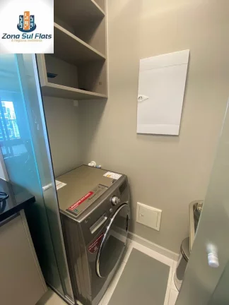 Imagem Apartamento Para Venda No Brooklin Com 1 Suíte e 1 Vaga - Mobiliado