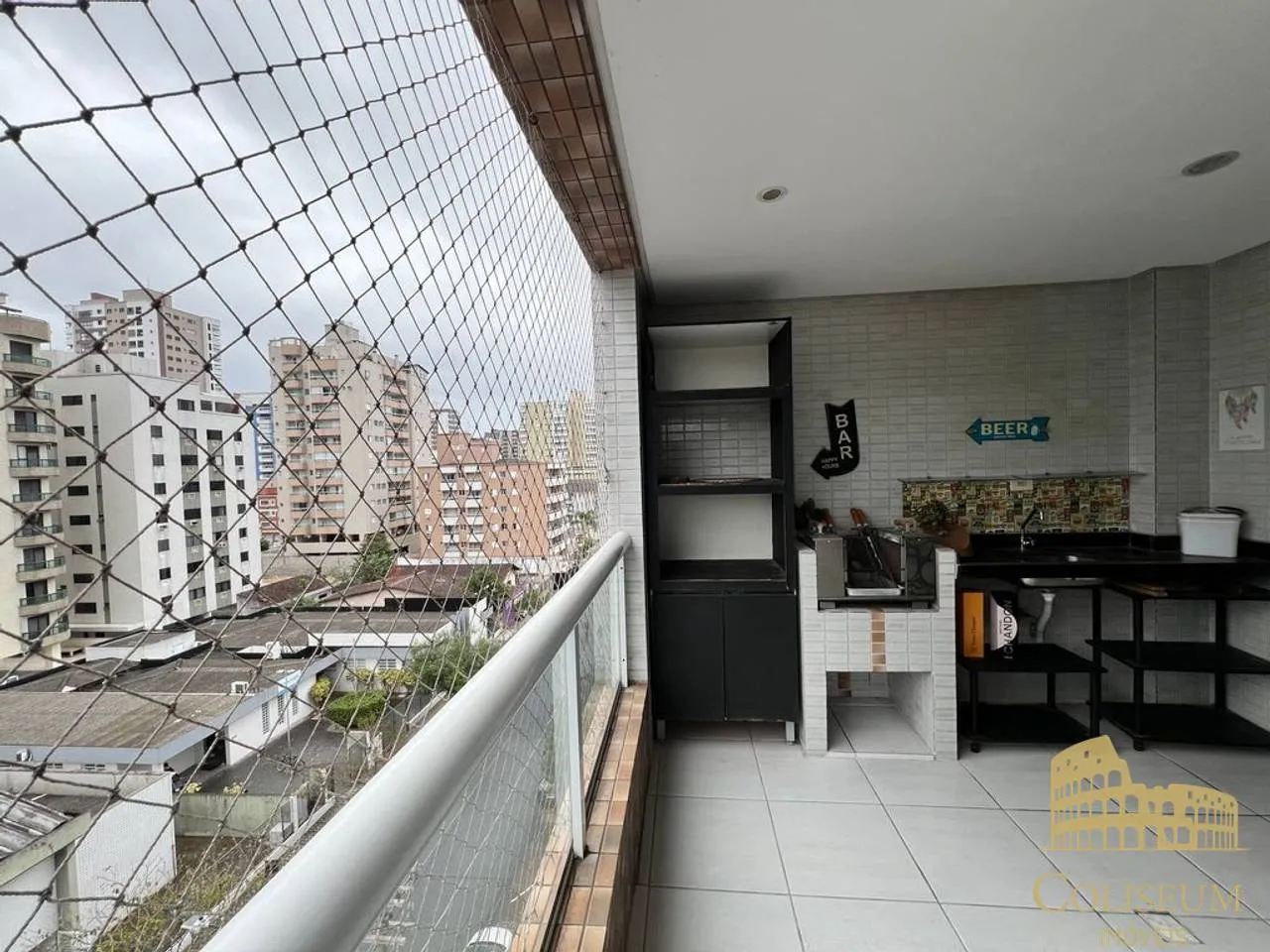 Imagem Apartamento com 2 dormitórios para alugar, 82 m² por R$ 3.500,00/mês - Canto do Forte - Praia Grande/SP