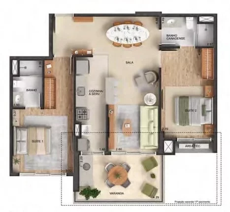 Imagem APARTAMENTO RESIDENCIAL em Rio de Janeiro - RJ, Barra da Tijuca