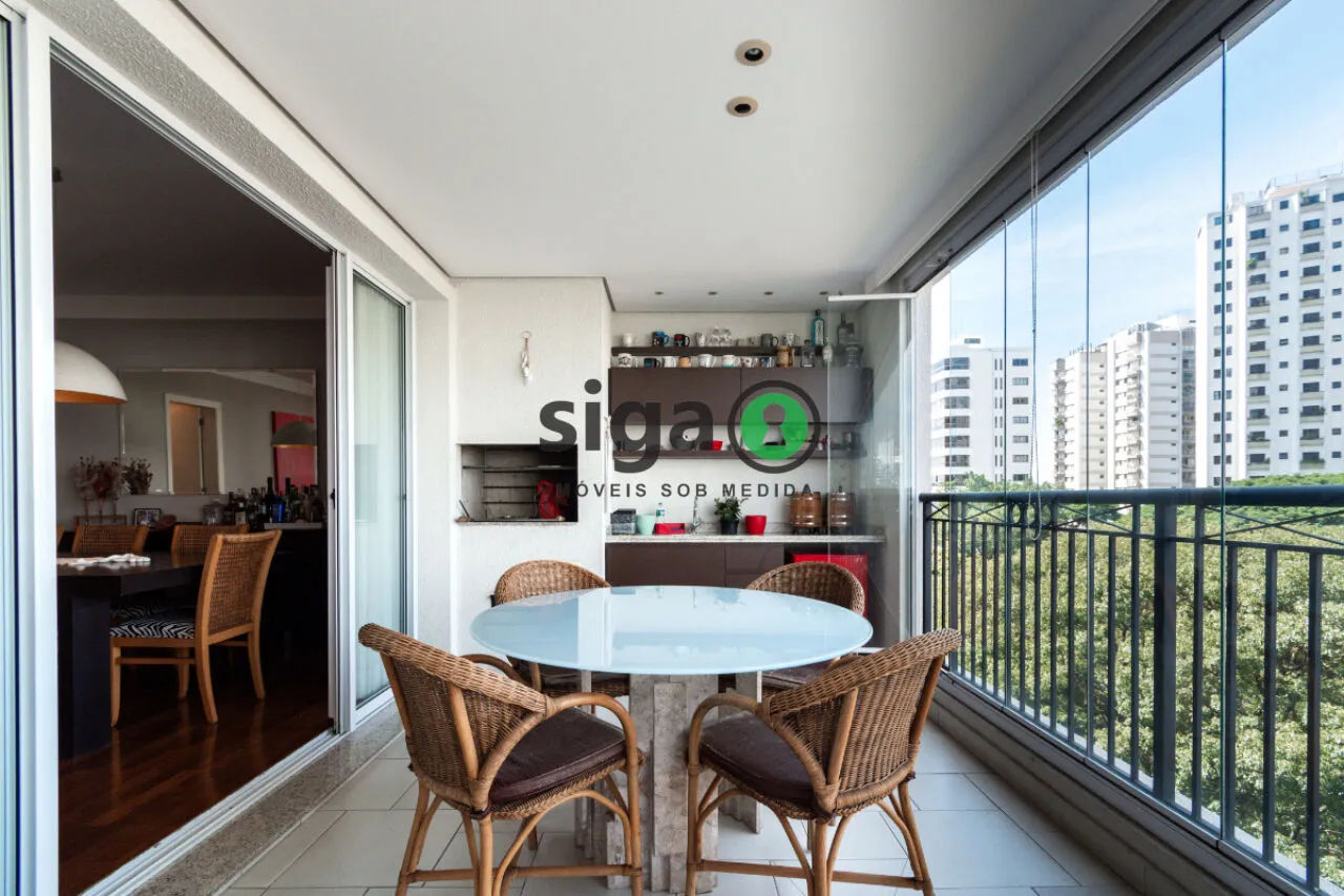 Imagem Apartamento alto padrão à venda no Brooklin 216 m² 3 suítes varanda gourmet e 4 vagas