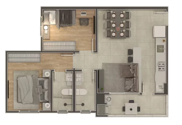 Imagem Fontana Dell Organo - Apartamento à venda no bairro Cordeiros - Itajaí/SC