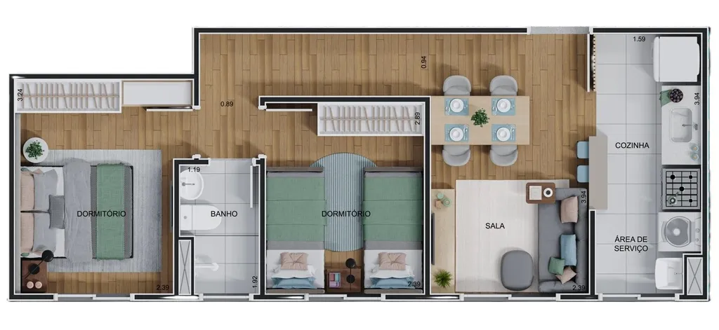 Imagem Viva o melhor da Freguesia do Ó de um jeito inteligente. Aptos. de 2 dorms. em uma localização pr...