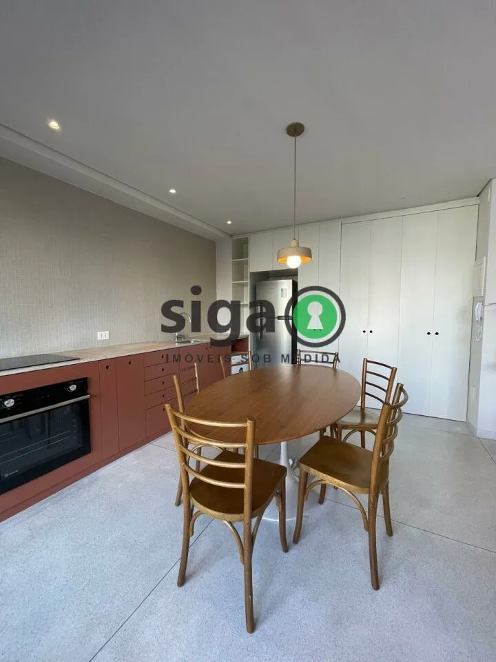 Imagem Apartamento com 1 suite, 1 vaga, Mobiliado na Vila Madalena à Venda
