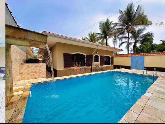 Foto do imóvel Casa com 6 dormitórios à venda, 174 m² por R$ 690.000 - Cibratel II - Itanhaém/SP