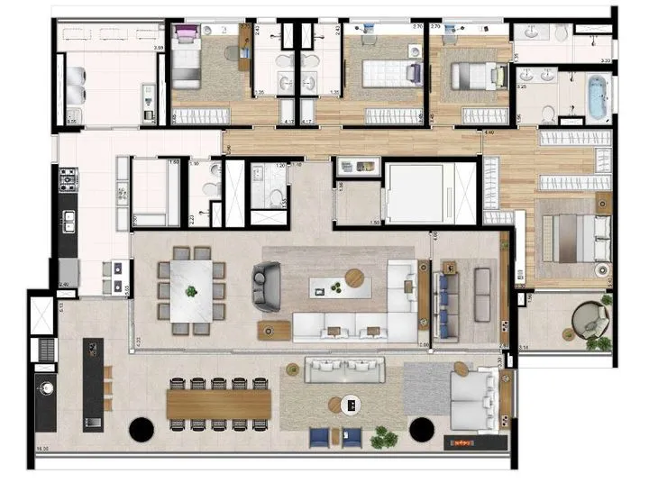 Imagem Apartamento com 4 Quartos à Venda, 271 m² em Sumarezinho - São Paulo