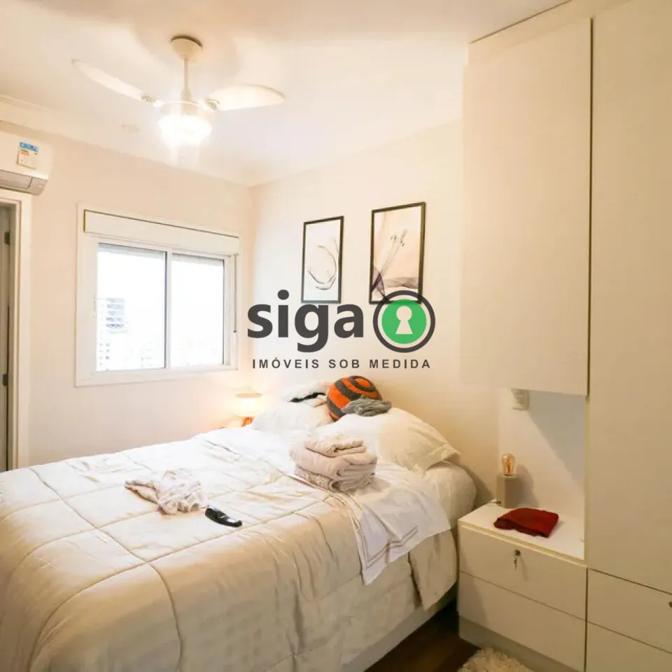 Imagem Apartamento Mobiliado com Suíte e Varanda no Melhor do Campo Belo.