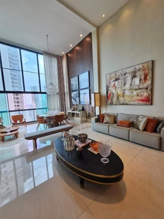 Imagem Apartamento decorado alto padrão com quatro suíte a venda no Panamby em Horto Florestal