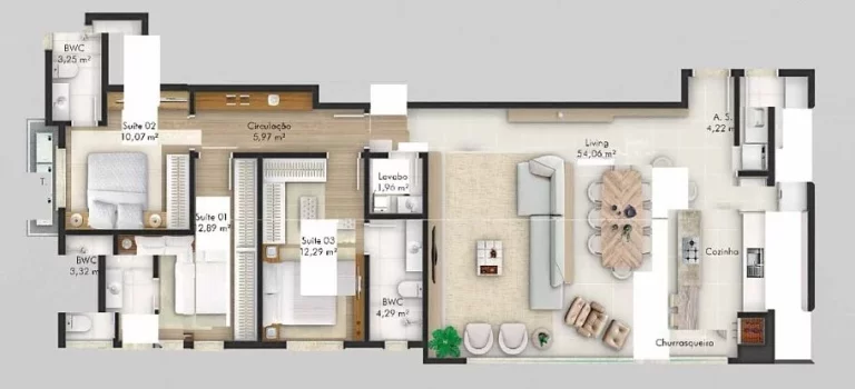 Imagem Praia Home Resort - Fase 1 - Apartamento à venda no bairro Ilhota - Itapema/SC