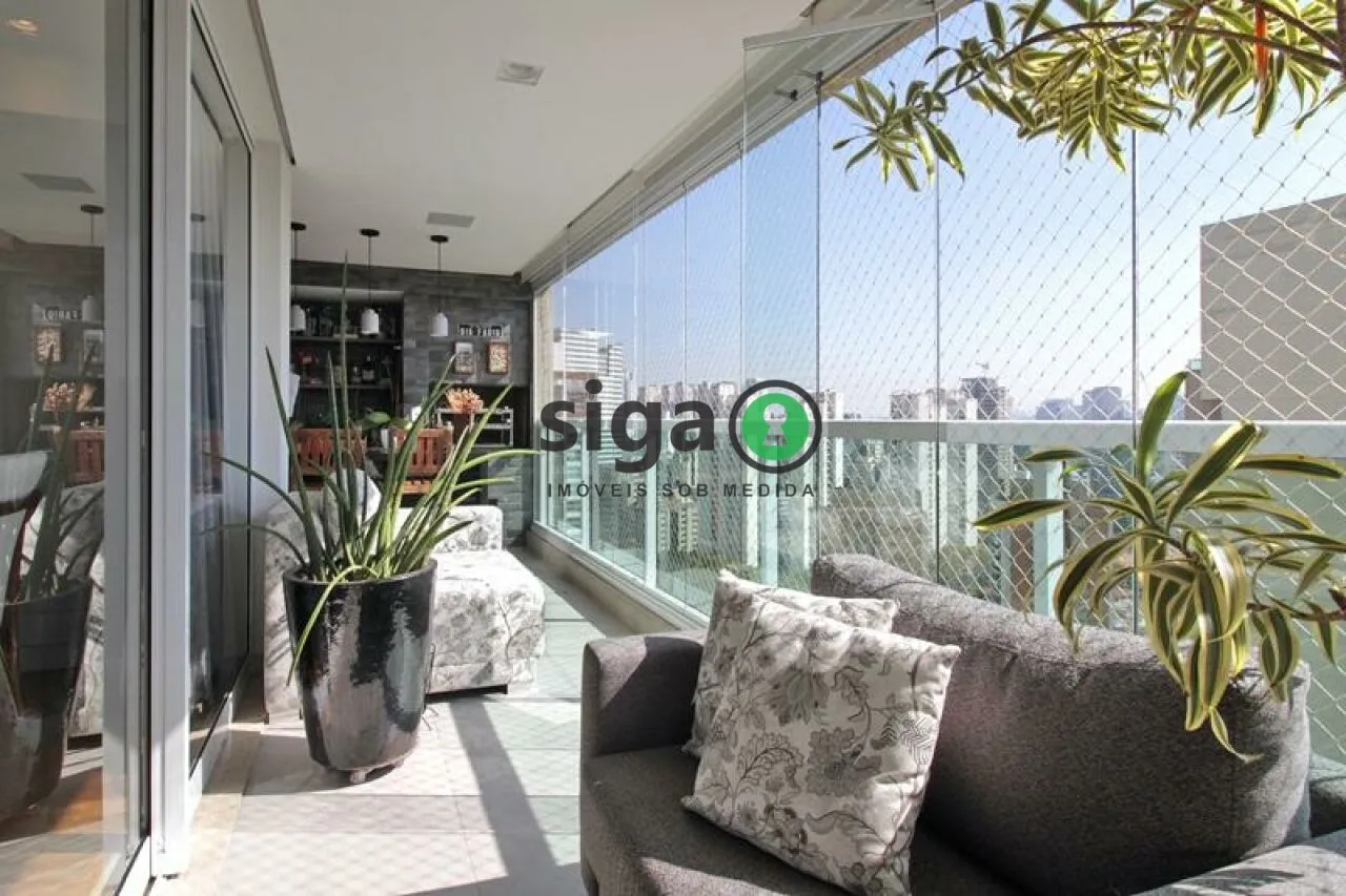 Imagem Apartamento à venda no Brooklin | 167m² | Andar alto | 3 suítes | Varanda gourmet | Alto padrão