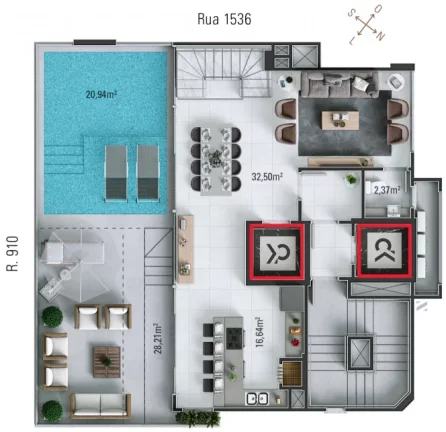 Imagem Apartamento à venda no bairro Centro - Balneário Camboriú/SC