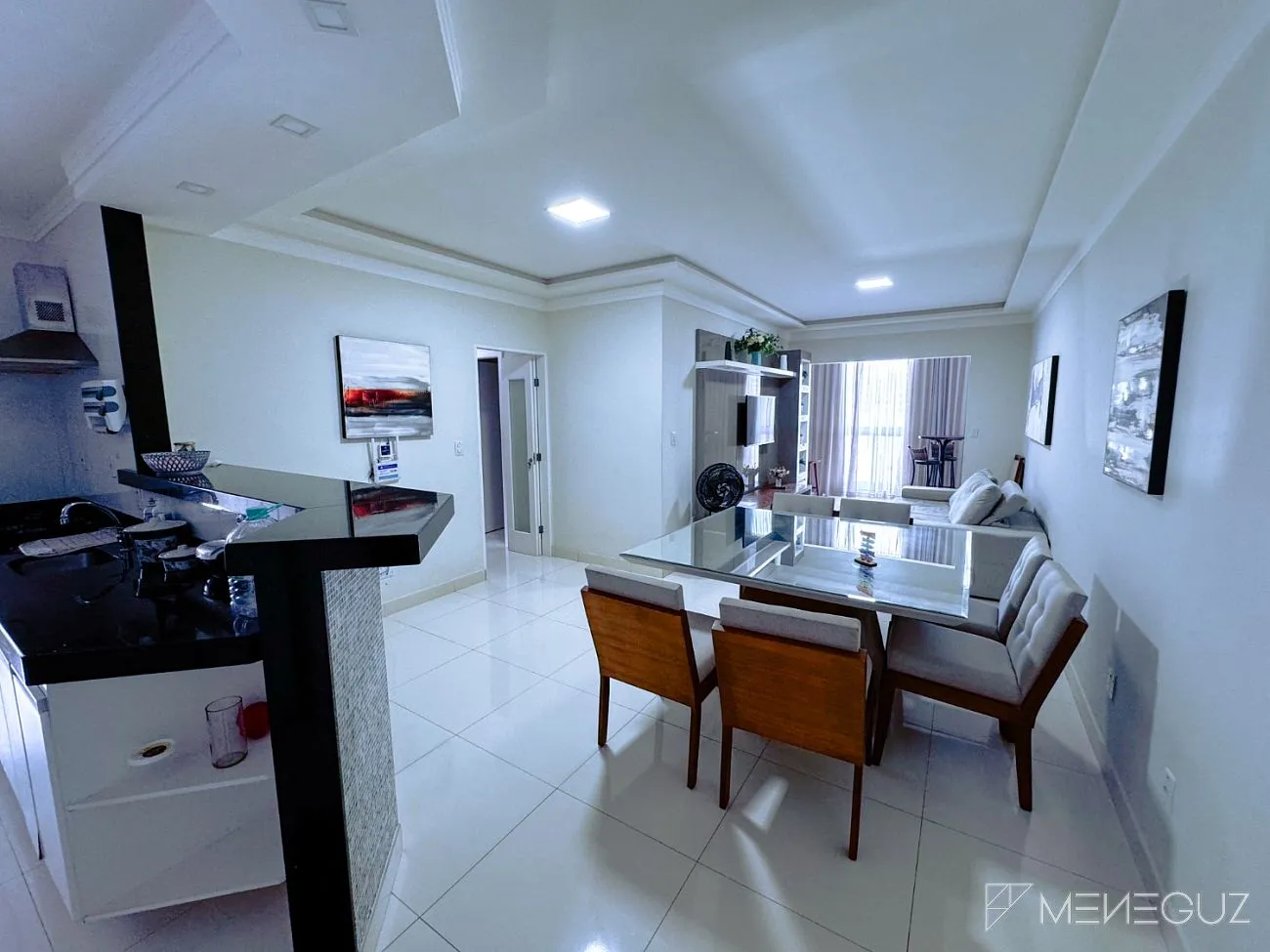 Imagem Imóveis à venda em Guarapari Praia do Morro, apartamento 3 quartos com vista para o mar totalmente mobiliado