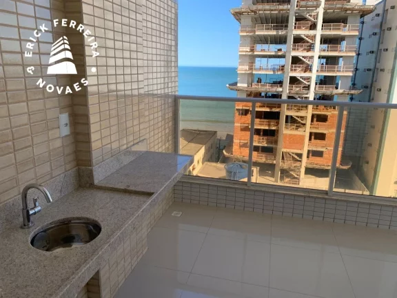 Imagem Belíssimo 3 quartos sendo uma suíte varanda gourmet duas vagas de garagem vista para o mar da Praia do Morro