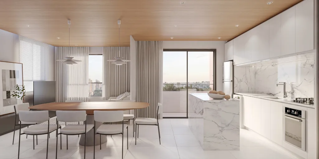 Imagem Apartamento à venda em Curitiba-PR, Boa Vista: 1 quarto, 1 banheiro, 1 vaga, 33,63 m² de área.