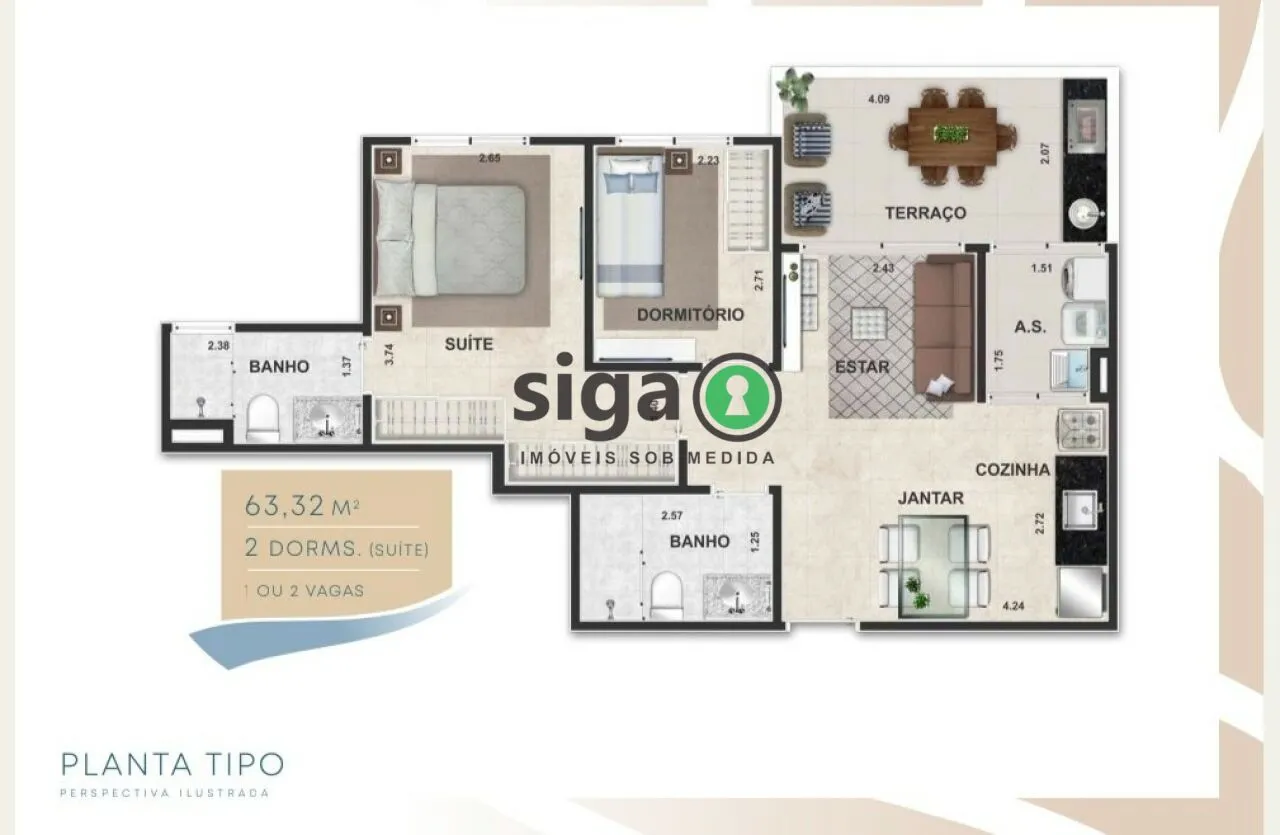 Imagem APARTAMENTO A VENDA NO GUAJURA SP