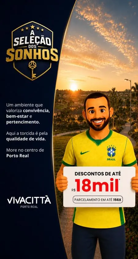 Imagem LOTE | TERRENO | VIVACITTÁ | CENTRO| PORTO REAL RJ. Parcelas a partir 156X ( R$890,57) + 13 anuais ( R$3.051,92 )