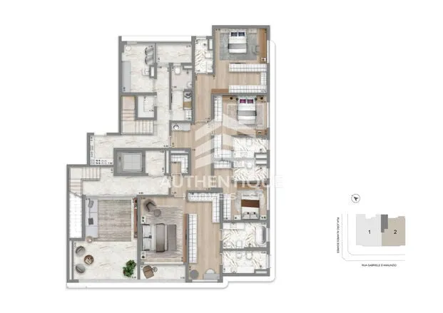 Imagem CASA GABRIELE CAMPO BELO - Apartamento à venda no bairro Campo Belo - São Paulo/SP, Zona Sul