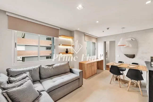 Imagem Flat disponível para venda no Wyndham São Paulo Paulista, com 50m², 1 dormitórios e 1 vaga