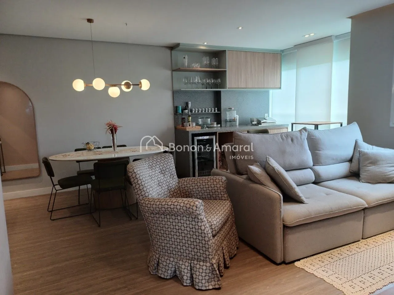 Imagem Lindo apartamento com sala estendida no Morumbi em Paulinia, SP