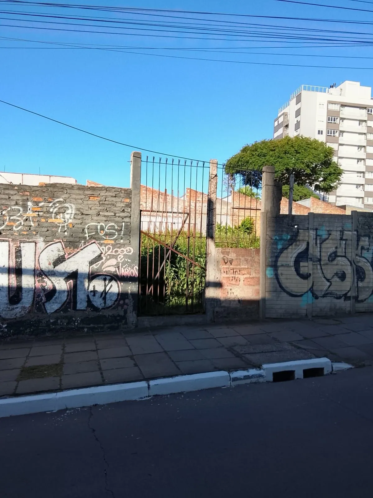 Imagem 4 Terrenos residencial ou comercial, com tapume na frente, desinpedido sem muros intermediários total de 1.126,81 m²