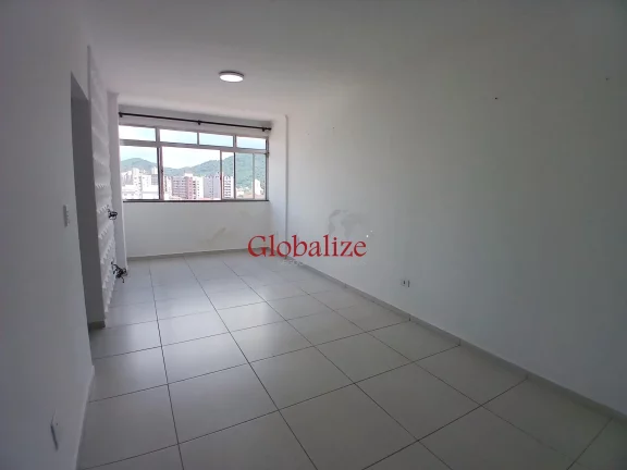 Imagem Apartamento 02 dormitórios dependência de empregada vaga de garagem elevador no Campo Grande - Santos R$ 585.000,00