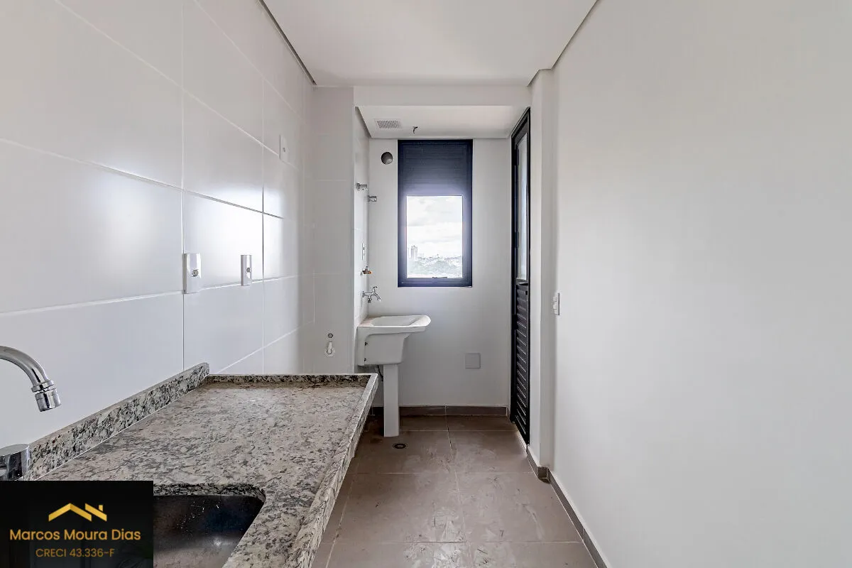 Imagem Apartamento Novo com Varanda Gourmet no Centro de Osasco com 2 Suítes, 2 Vagas e Depósito, Vista Livre. Edifício com Lazer