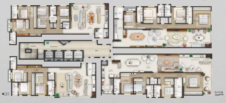 Imagem Praia Home Resort - Fase 1 - Apartamento à venda no bairro Ilhota - Itapema/SC