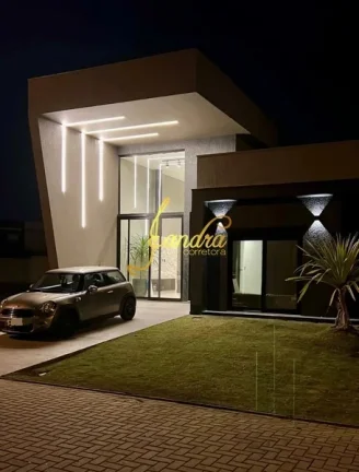 Imagem Casa térrea em obra com 04 suítes e área construída de 166,93m2