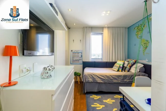 Imagem Apartamento Alto Padrão à Venda em Santo Amaro Com 3 Suítes, 4 Vagas - Varanda Gourmet