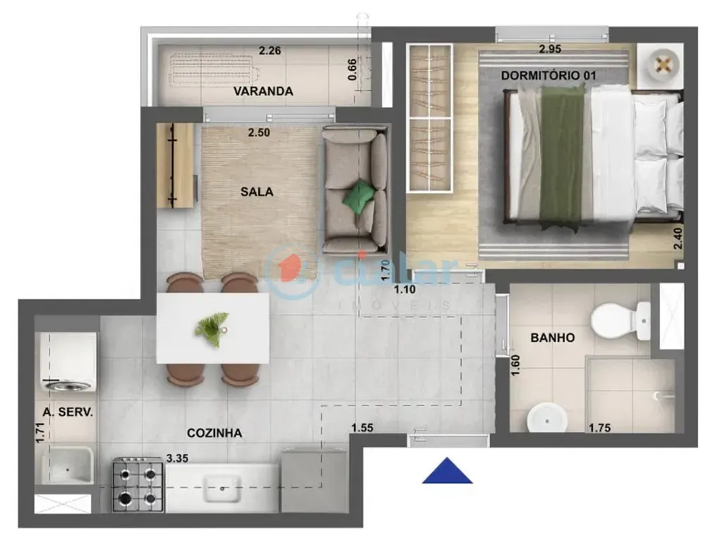 Imagem Apartamento à venda 2 Quartos 37.76M² Ramos Rio de Janeiro - RJ | Nova Leopoldina Ramos - Fase 1