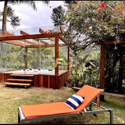 Imagem UM PARAÍSO EM MEIO A MATA ATLÂNTICA. CASA DE CAMPO MODERNA ALTO PADRÃO MOBILIADA COM PORTEIRA FECHADA.