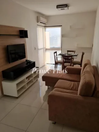 Imagem Flat disponível para locação no Condomínio Edifício Magic Place Guarará de 55m², com 1 dormitório e 1 vaga de garagem