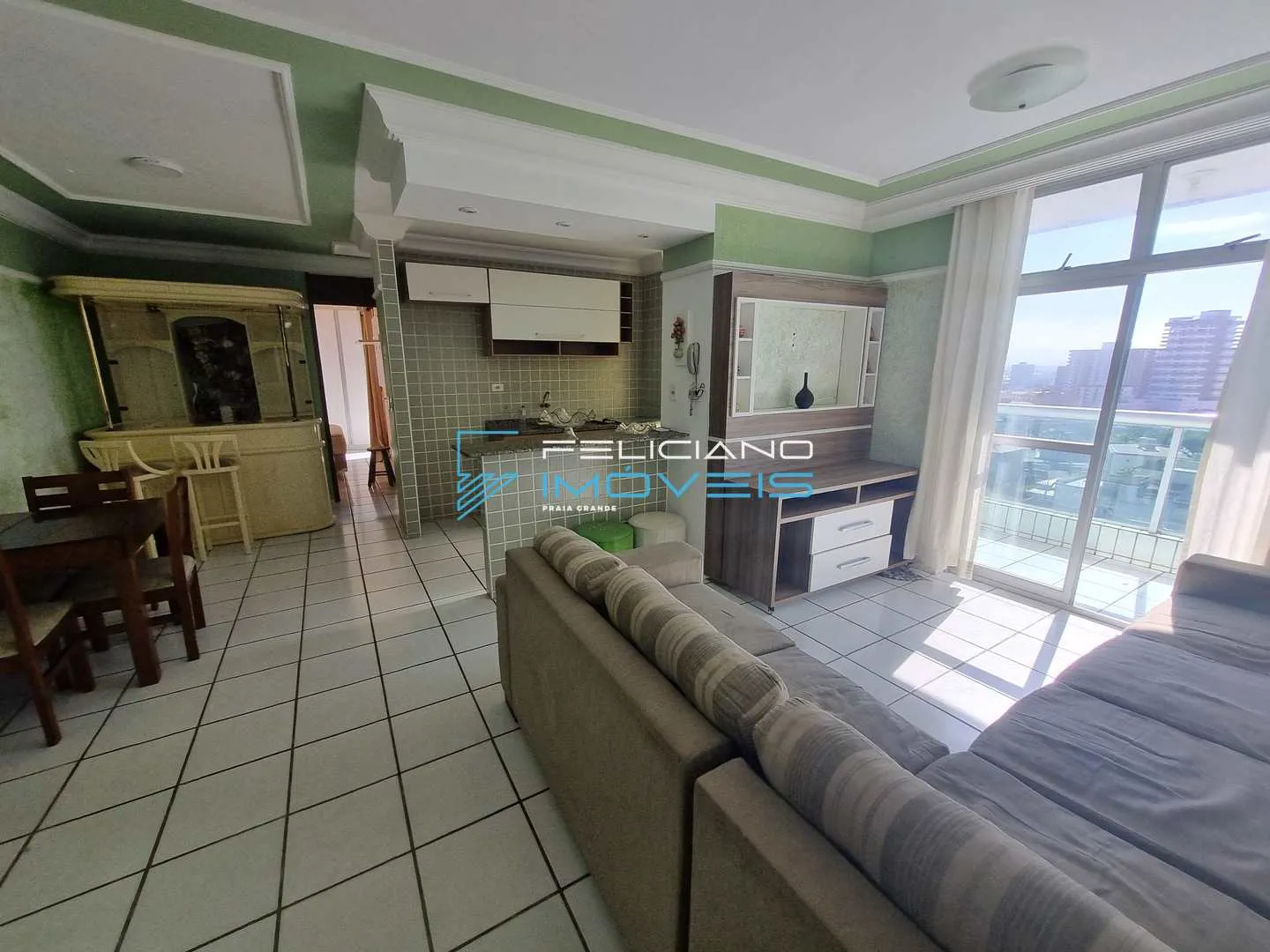Imagem Apartamento com 2 quartos, Caiçara, Praia Grande - R$ 467 mil, Cod: 5971