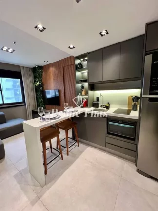 Imagem Flat disponível para locação no The World na Vila Olímpia, com 30m², 1 dormitório e 1 vaga