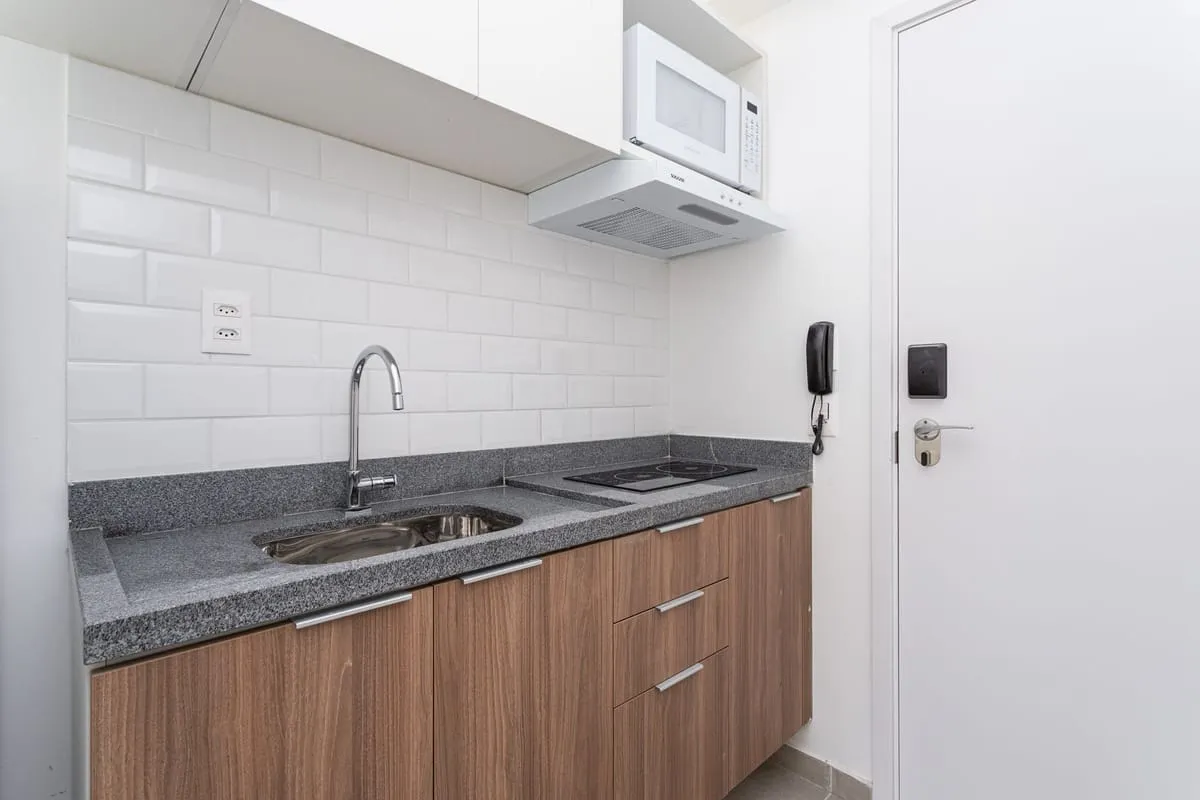 Imagem Apartamento com 1 Quarto para alugar, 22m² - Centro