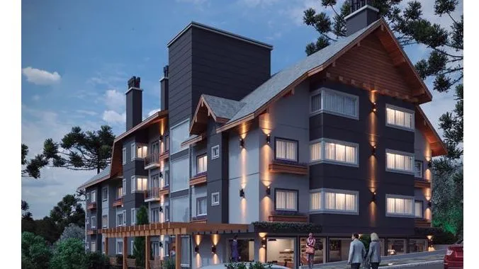 Foto do imóvel Apartamento à venda em Gramado, Moura, com 1 quarto, 51.14m2
