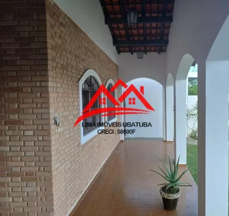 Imagem Casa no Itaguá, Ubatuba, com 4 quartos e 4 banheiros, MOBILIADA!