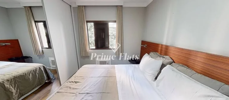 Imagem Flat disponível para locação no Madison Plaza Service no Jardim Paulista, com 80m², 1 dormitório e 1 vaga