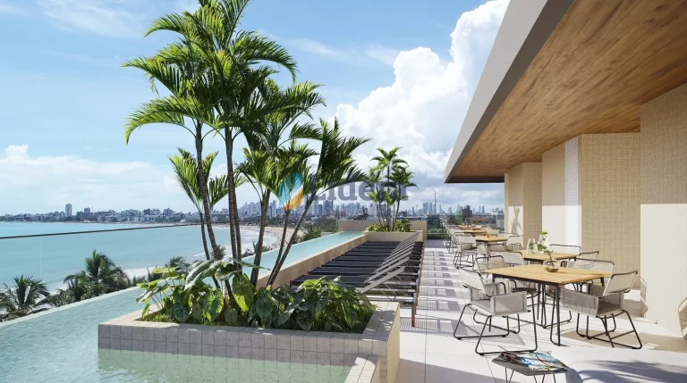 Imagem Flat com área externa - 41,95m² - Intermares, Cabedelo/PB