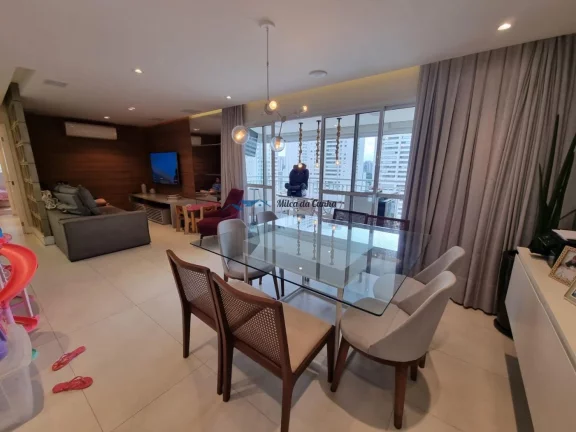 Imagem Apartamento à venda no Condomínio Domo Life com 123m², Varanda Gourmet, 2 vagas, 3 dormitórios, melhor condomínio clube