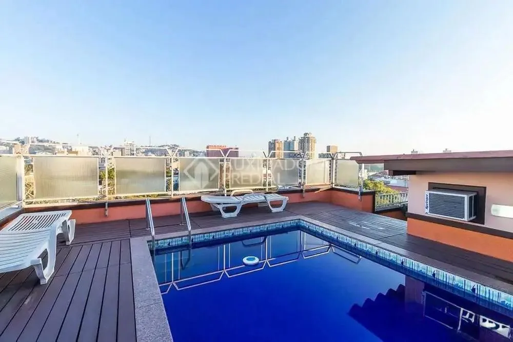 Imagem Cobertura 153m² semimobiliada com vista panorâmica no Menino Deus