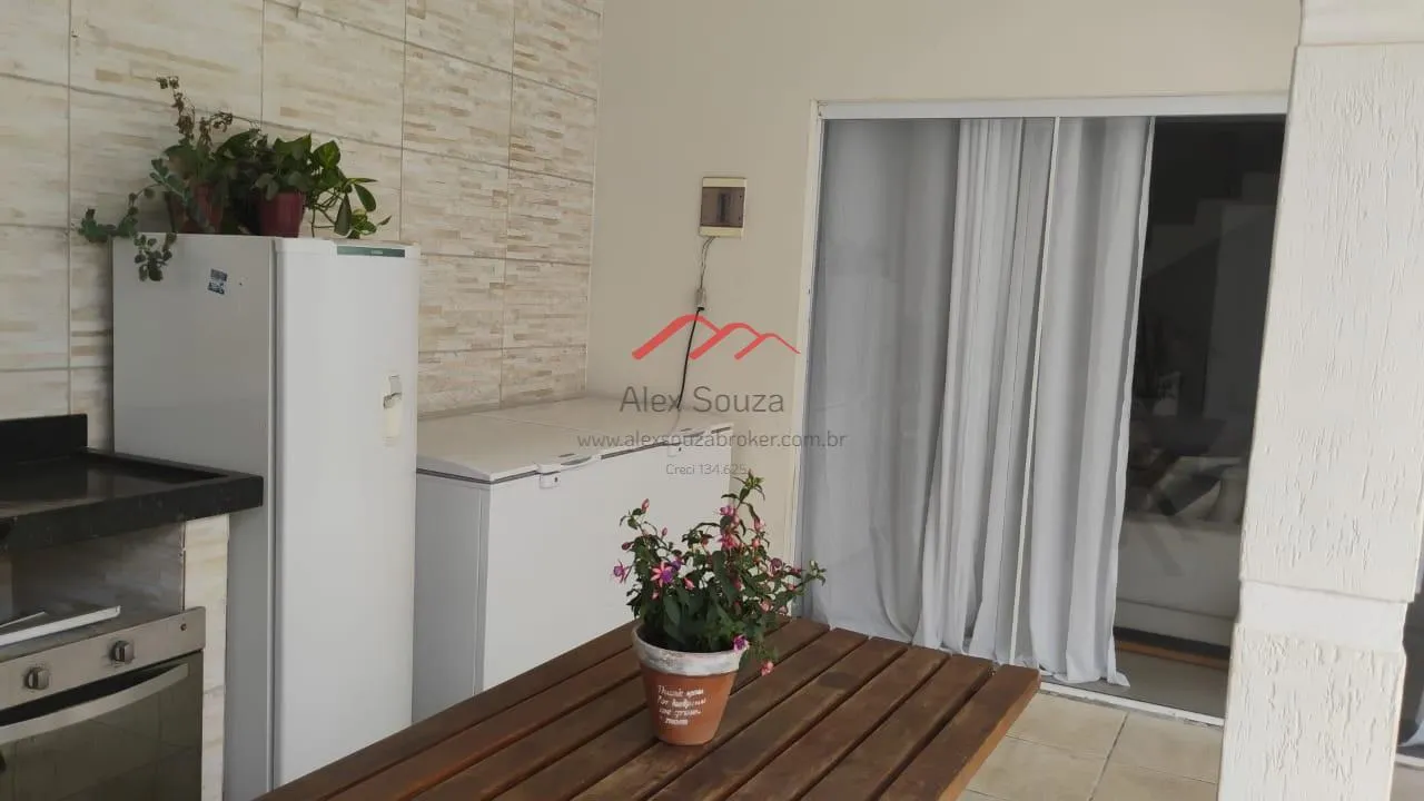 Imagem Sobrado em Condomínio para Venda em Hortolândia, Residencial Jardim de Mônaco, 3 dormitórios, 3 suítes, 5 banheiros, 4 vagas