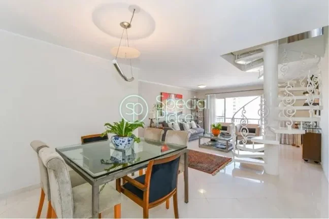 Imagem Excelente Cobertura Duplex no Brooklin. 303m² de área útil No primeiro piso: - Amplo living com v...