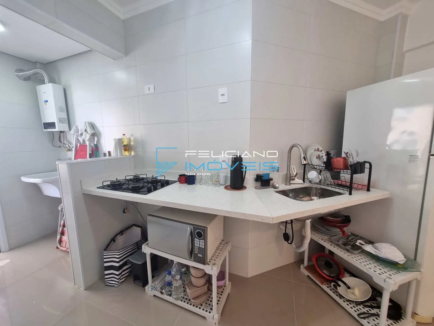 Imagem Apartamento com 1 quarto, Guilhermina, Praia Grande - R$ 435 mil, Cod: 6350