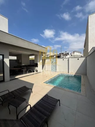 Imagem Excelente Casa a venda condomínio Terras do Vale 3 Dormitórios 2 Suítes Piscina