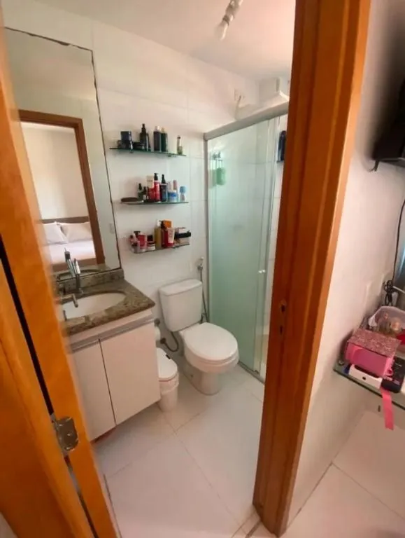 Imagem Apartamento mobiliado à venda no Bessa, João Pessoa: 62m², 2 quartos, 1 suíte, vaga coberta e perto da praia. Pronto para morar.
