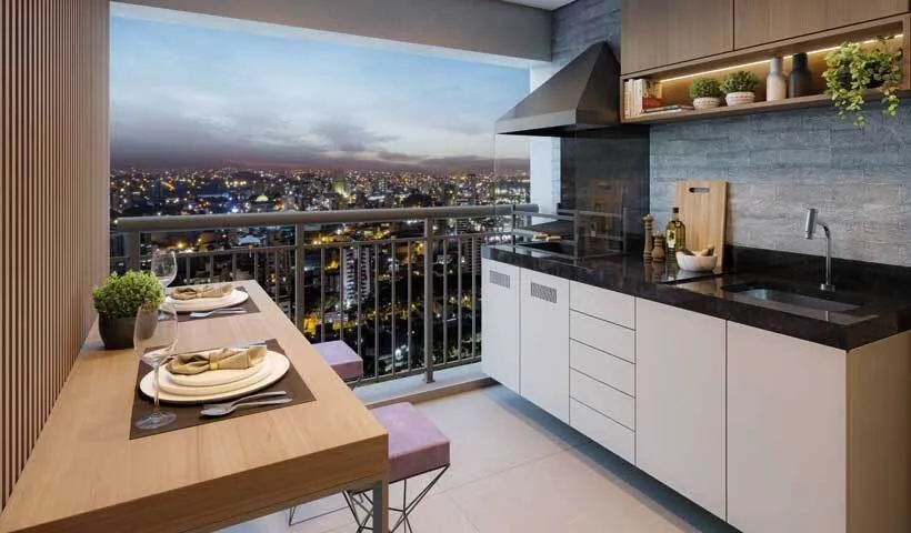 Imagem Apartamento à venda na Vila Prudente, São Paulo-SP: 3 quartos, 1 suíte, 2 banheiros, 2 vagas na "Condomínio Dream View Sky Resort