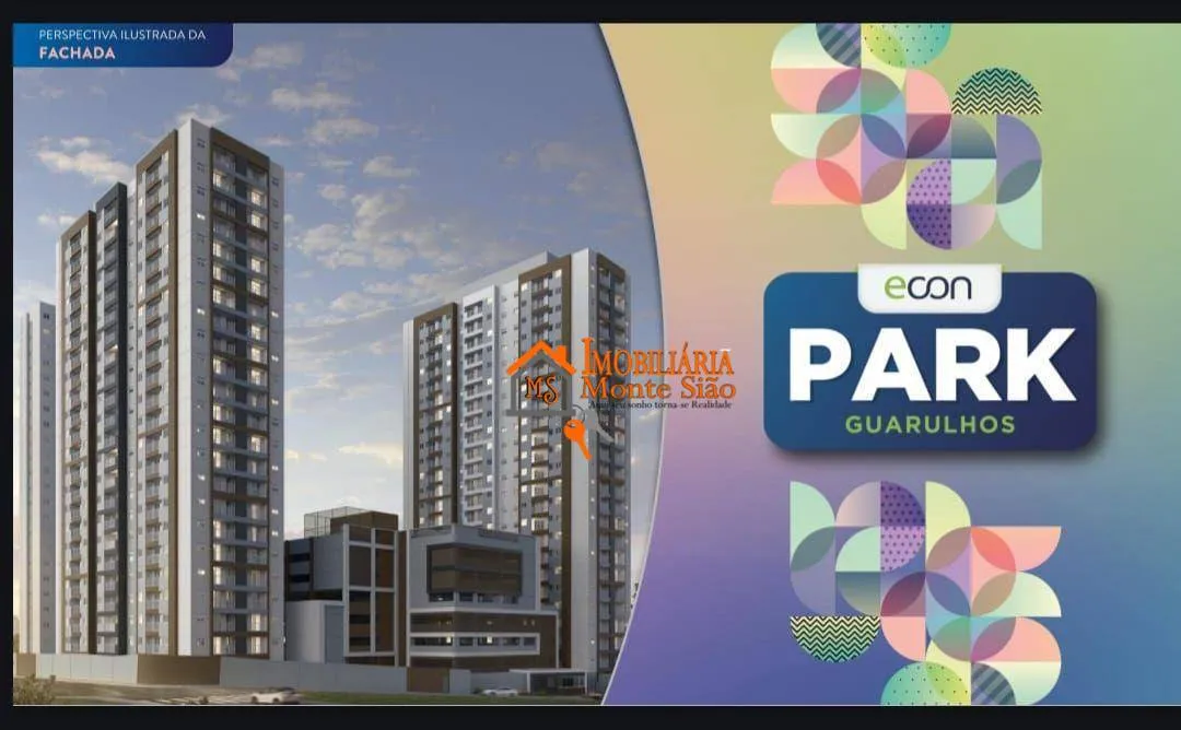 Foto do imóvel Apartamento com 2 dormitórios à venda, 43 m² por R$ 350.000,00 - Vila Augusta - Guarulhos/SP