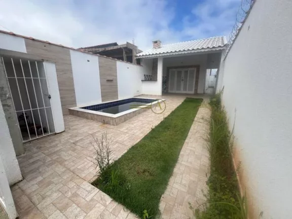 Imagem Casa térrea à venda Piscina com cascata Churrasqueira coberta 2 Dormitórios