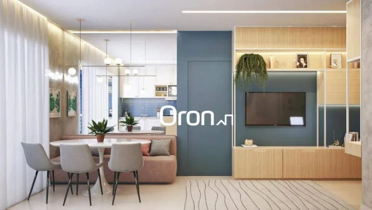 Imagem Apartamento com 3 dormitórios à venda, 68 m² por R$ 469.000,00 - Setor Criméia Oeste - Goiânia/GO