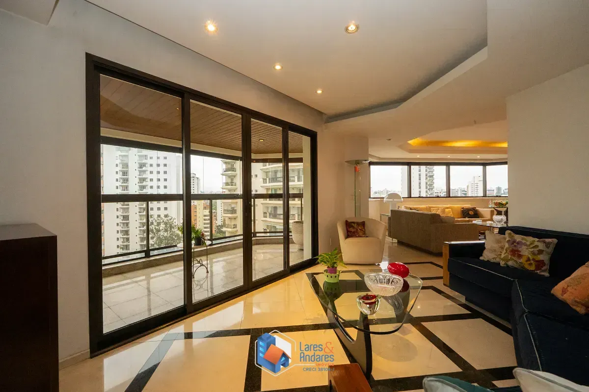 Imagem Apartamento para venda em Campo Belo com 3 quartos, sendo 3 suítes, 277m²